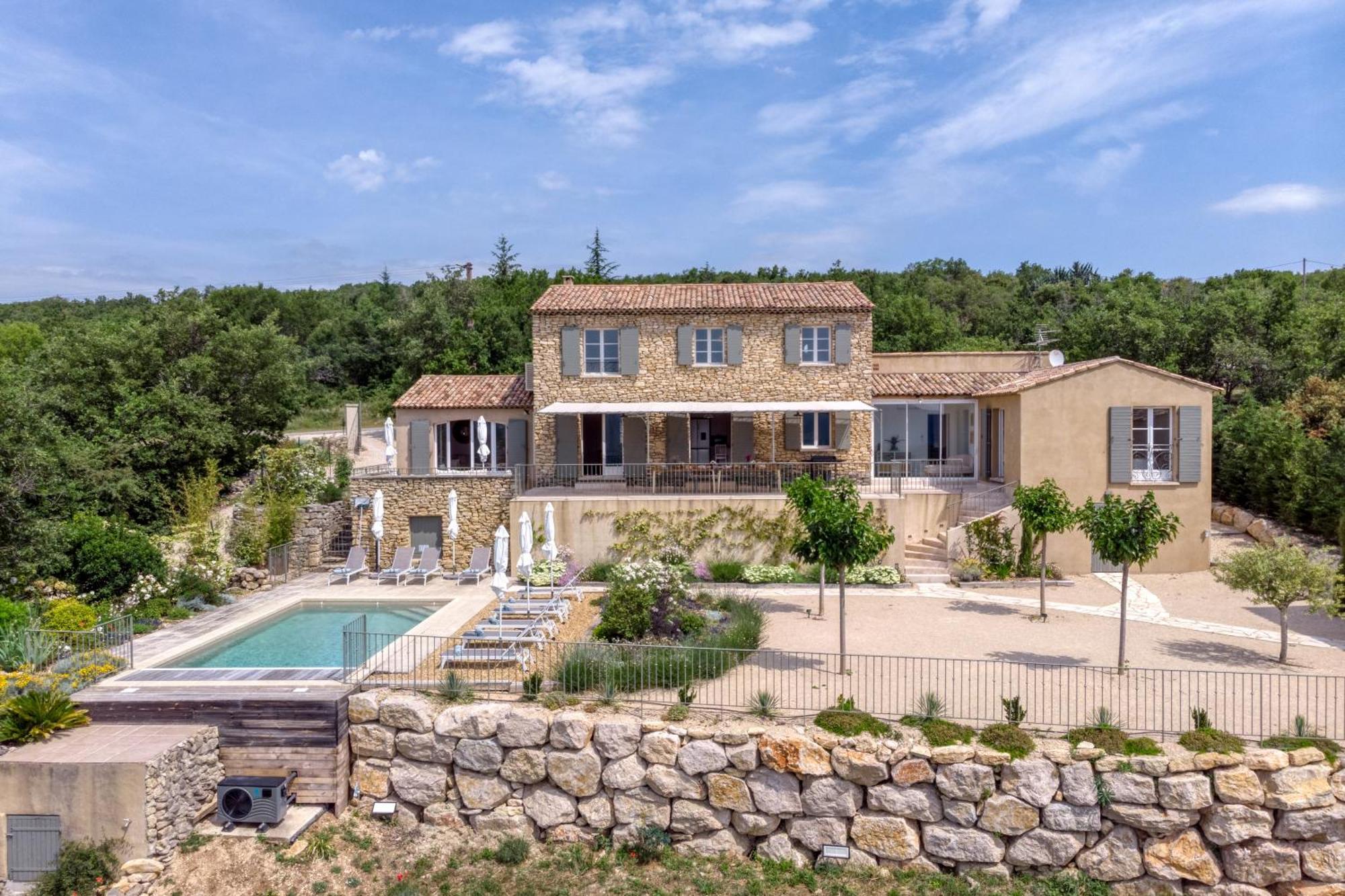 Bastide De Viens - Vue Luberon, Piscine Chauffee, Boulodrome Villa Ngoại thất bức ảnh