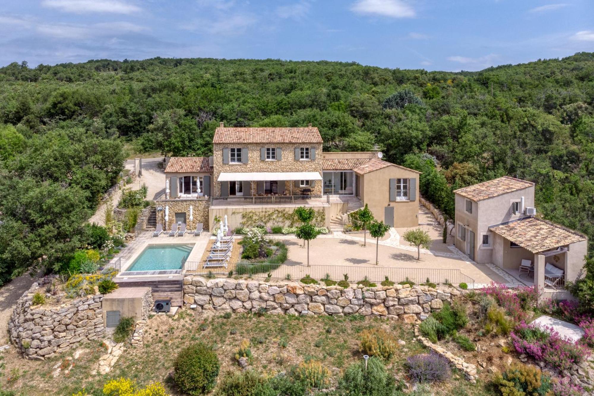 Bastide De Viens - Vue Luberon, Piscine Chauffee, Boulodrome Villa Ngoại thất bức ảnh