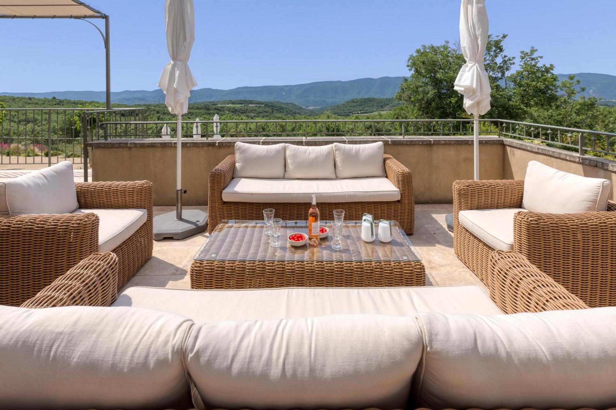 Bastide De Viens - Vue Luberon, Piscine Chauffee, Boulodrome Villa Ngoại thất bức ảnh